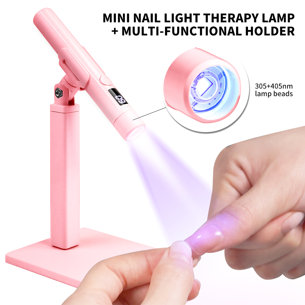 Nail Art Motif - Lampada portatile a LED UV per