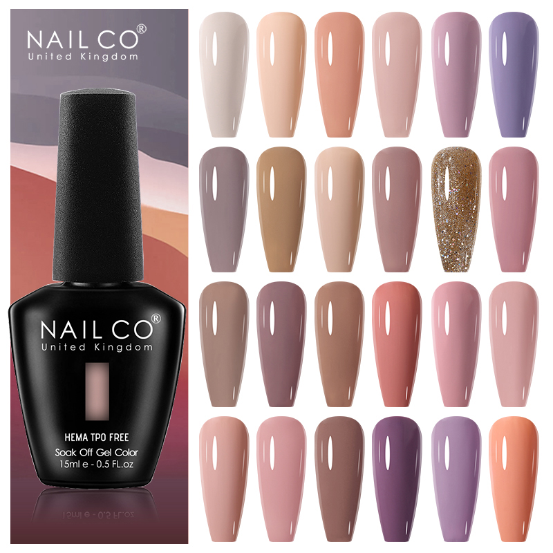 Nail Art Natural Pink - NAILCO Smalto Gel per Unghie 15ml,
