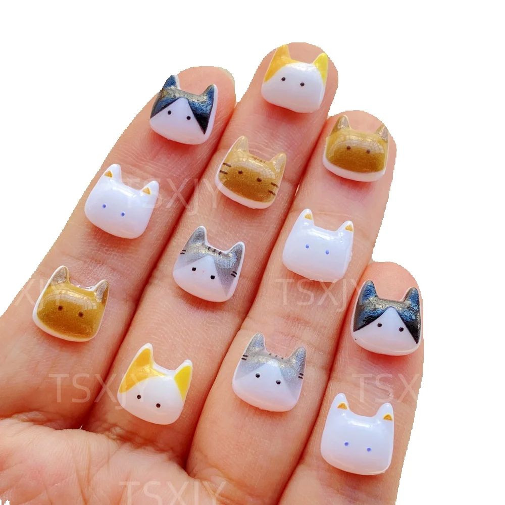 Nail Art Motif - 50 Pezzi Mini Statuette di Animali