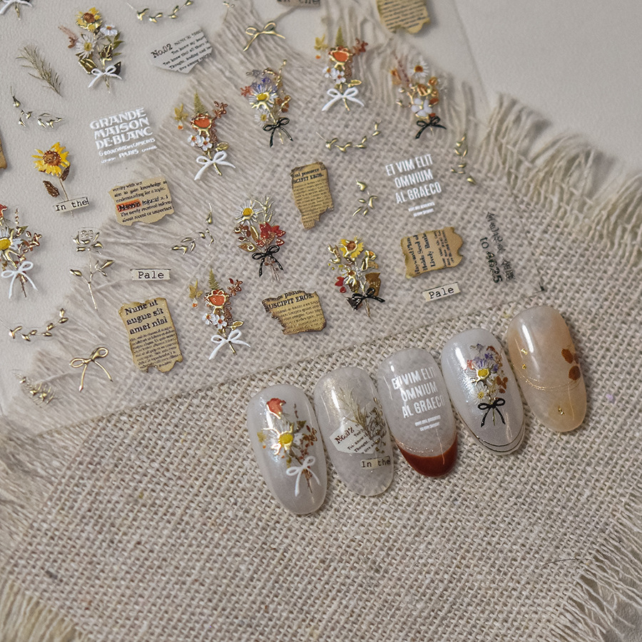 Nail Art Zelda - Adesivi per Unghie in Metallo 3D