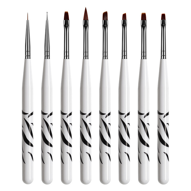 Nail Art Zebra Design - Set di pennelli per nail art