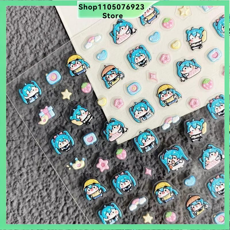 Nail Art Motif - Adesivi per Unghie Hatsune Miku in