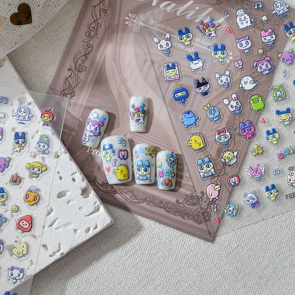 Nail Art Motif - Adesivi per Unghie 3D in Rilievo
