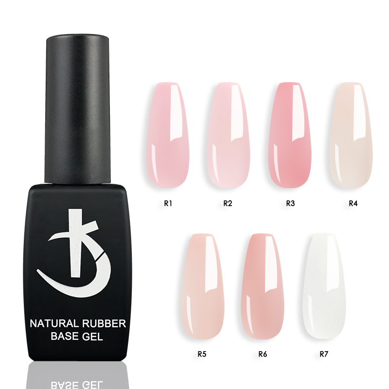 Nail Art Natural Pink - Smalto Gel Base in Gomma Bianco