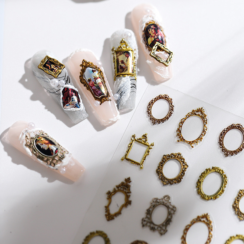 Nail Art Zelda - 5D metallic gloss nail sticker di