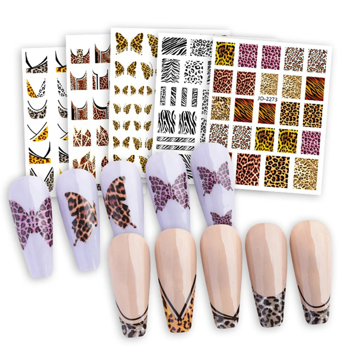 Nail Art Zebra Design - Adesivi per Nail Art serie stampa