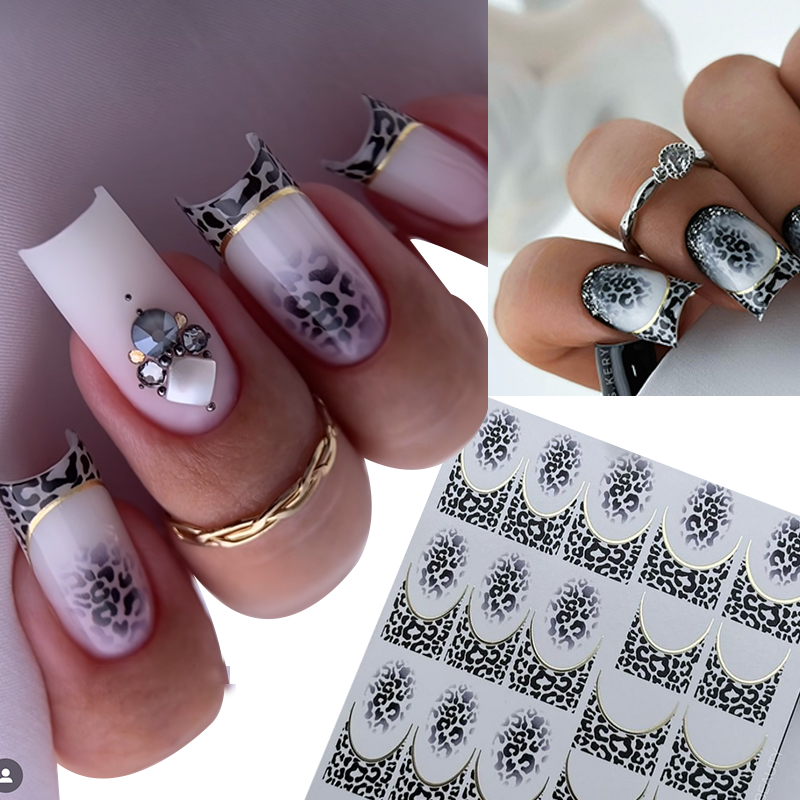 Nail Art Zebra Design - 1 pz New Tiger Zebra Leopard