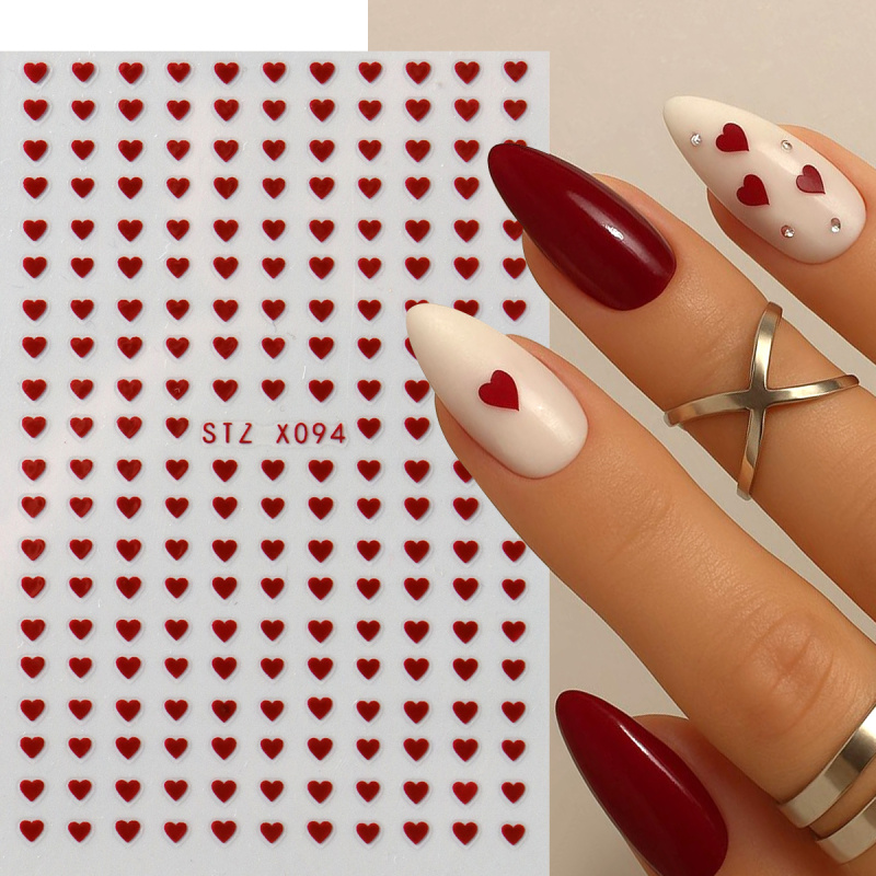 2 pezzi mini amore cuore nail  - Nail Art Valentine recensione e prezzo