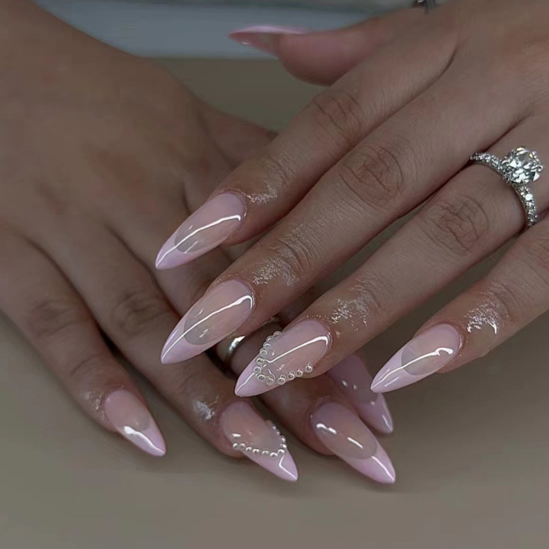 24 pezzi set di unghie finte c - Nail Art Valentine recensione e prezzo