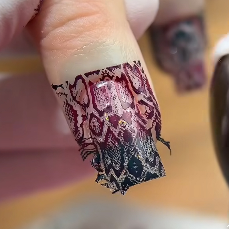 Immagine animale Serpente Leop - Nail Art Zebra Design recensione e prezzo
