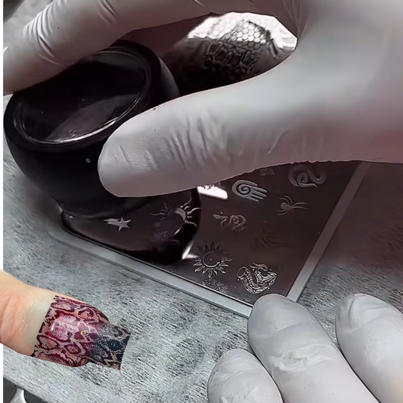 Immagine animale Serpente Leop - Nail Art Zebra Design recensione e prezzo