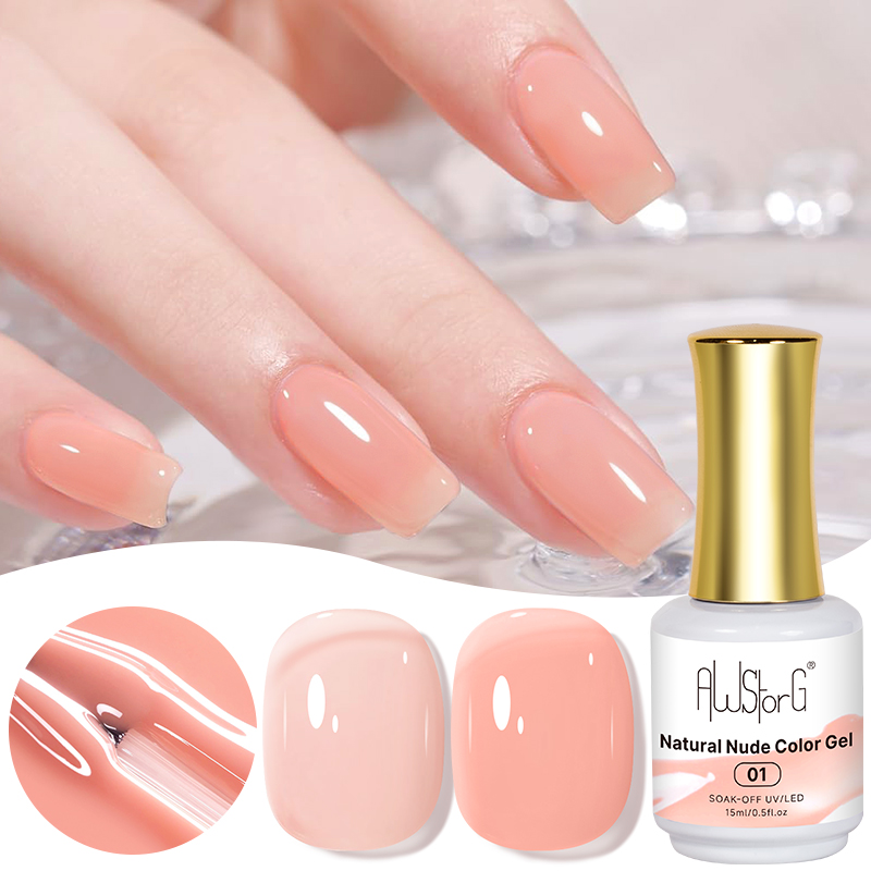 AWStorG 15ML Naturale Nudo Col - Nail Art Natural Pink recensione e prezzo