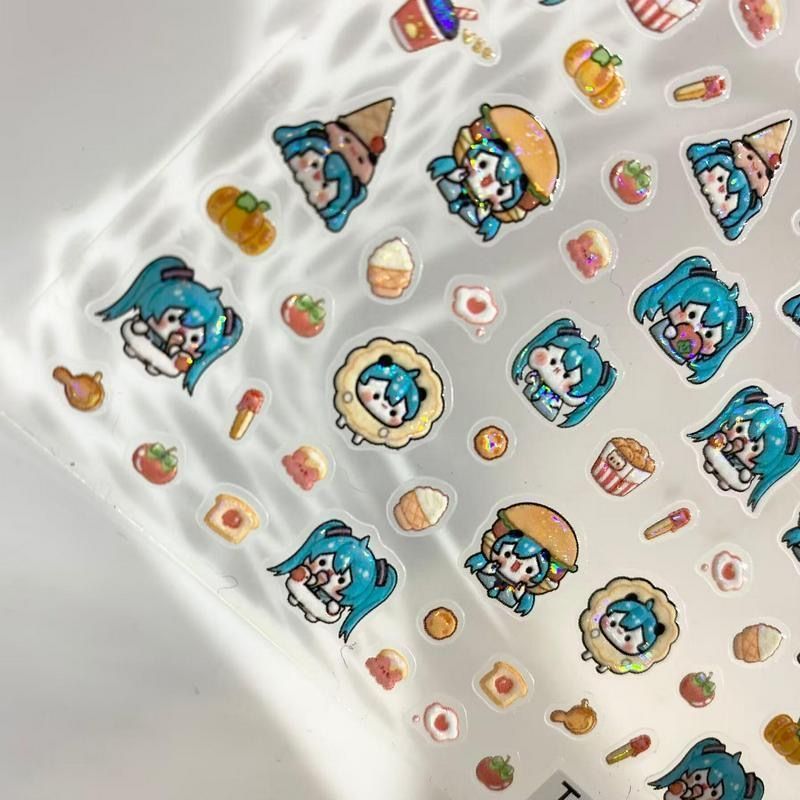 Adesivi per Unghie Hatsune Mik - Nail Art Motif recensione e prezzo