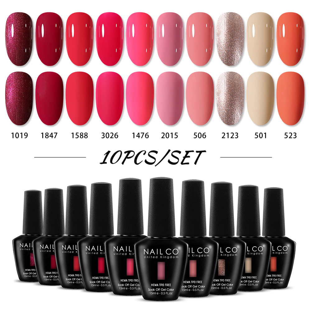NAILCO 15ml 10 pz/Set Smalto G - Nail Art Natural Pink recensione e prezzo