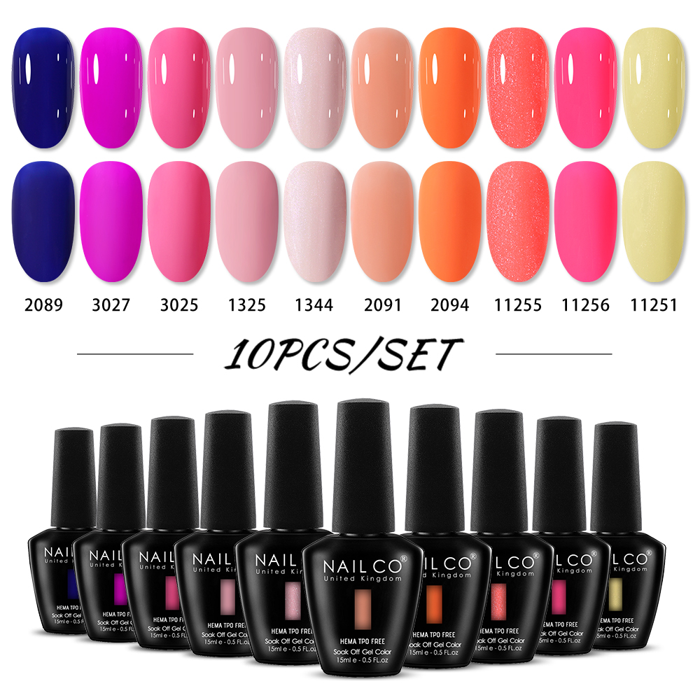 NAILCO 15ml 10 pz/Set Smalto G - Nail Art Natural Pink recensione e prezzo