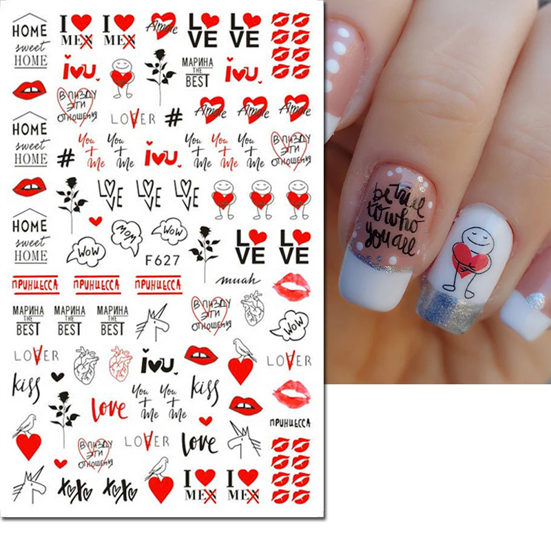 Adesivi 3D per nail art di San - Nail Art Valentine recensione e prezzo