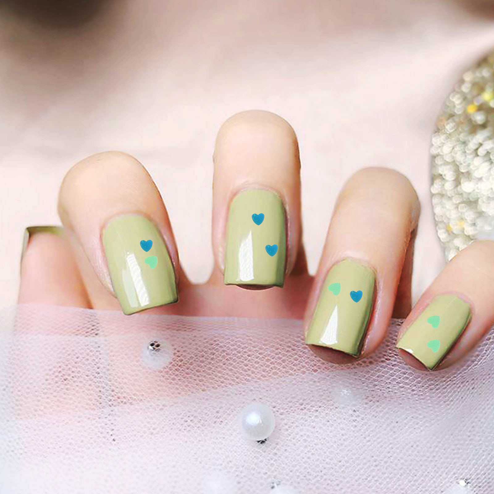 1 set di paillettes per unghie - Nail Art Valentine recensione e prezzo