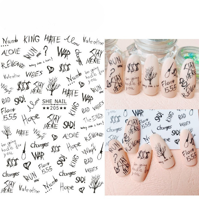 1 pezzo di adesivi per nail ar - Nail Art Valentine recensione e prezzo