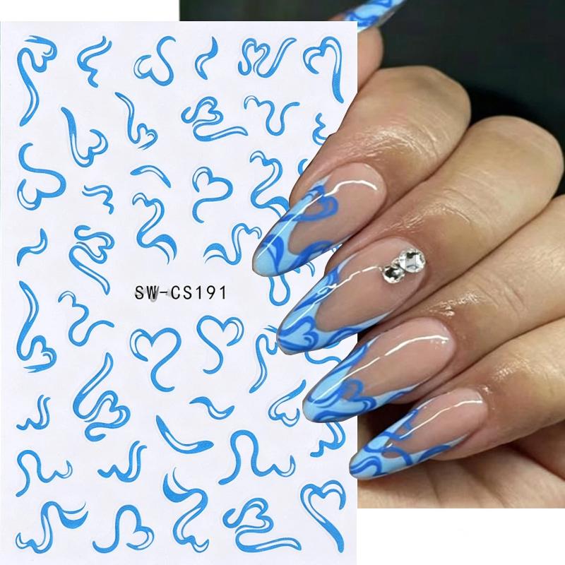 2 Fogli di Adesivi per Unghie  - Nail Art Valentine recensione e prezzo