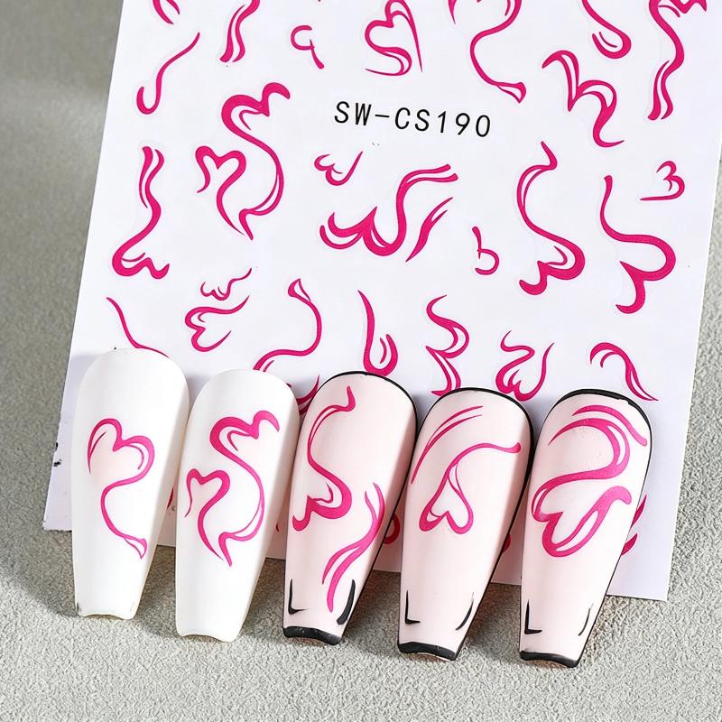 2 Fogli di Adesivi per Unghie  - Nail Art Valentine recensione e prezzo