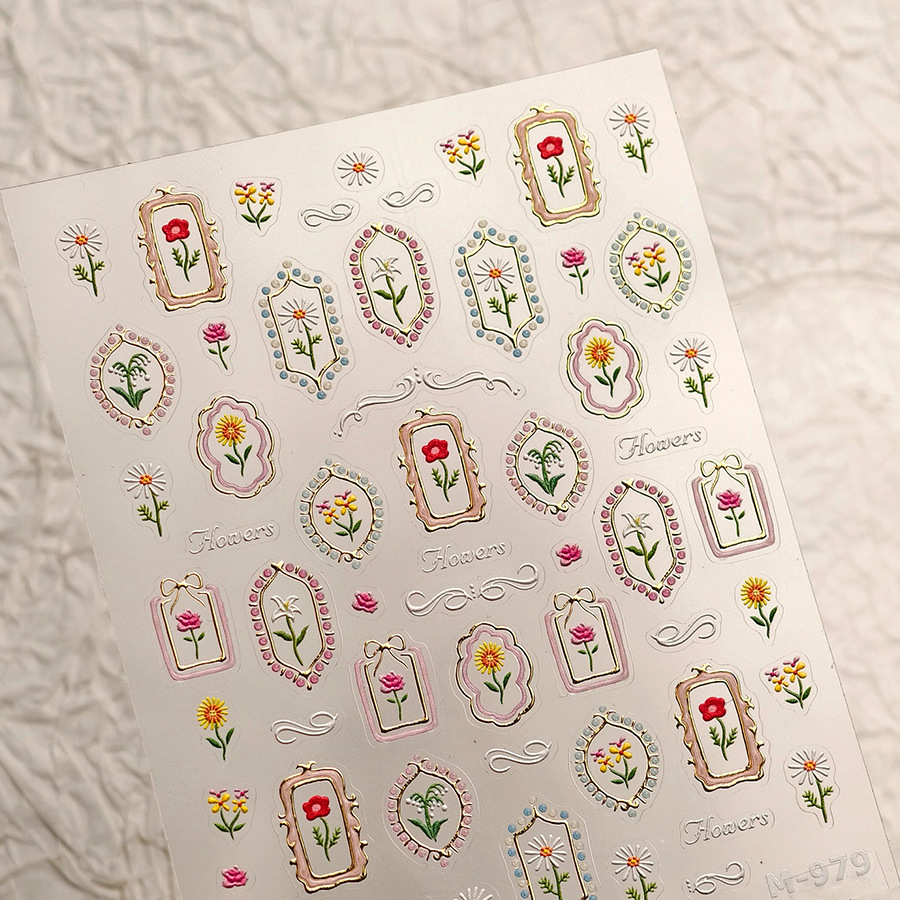 Adesivi per nail art floreali  - Nail Art Zelda recensione e prezzo