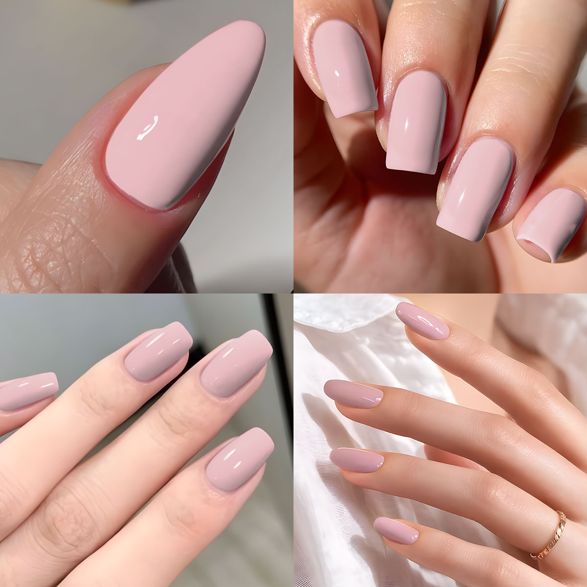 Set di smalti gel VOKY in quat - Nail Art Natural Pink recensione e prezzo
