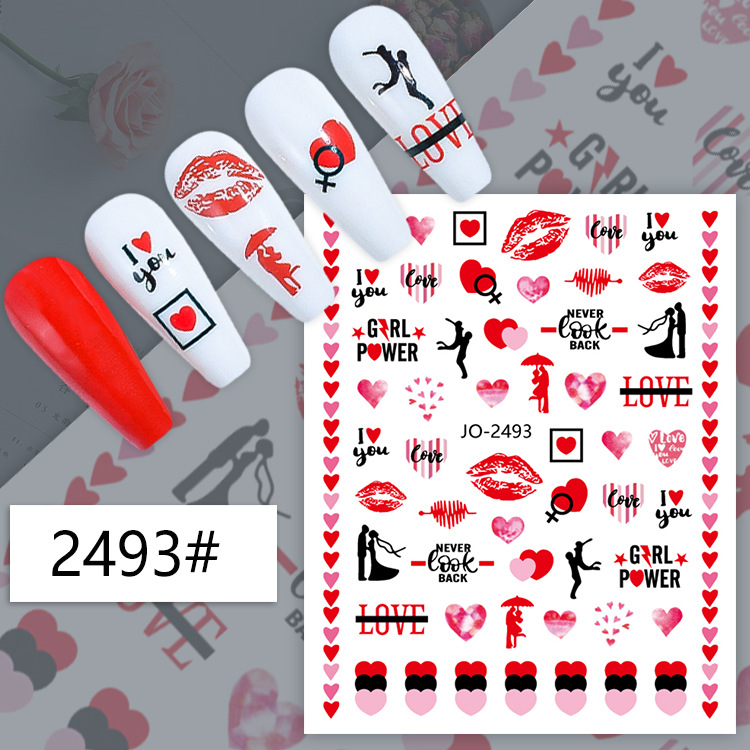 Adesivi 3D per nail art con li - Nail Art Valentine recensione e prezzo
