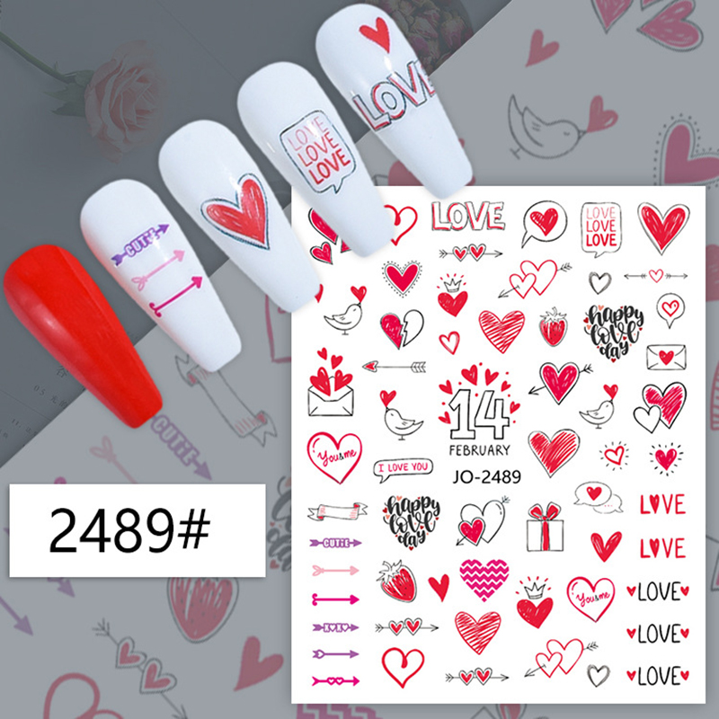 Adesivi 3D per nail art con li - Nail Art Valentine recensione e prezzo