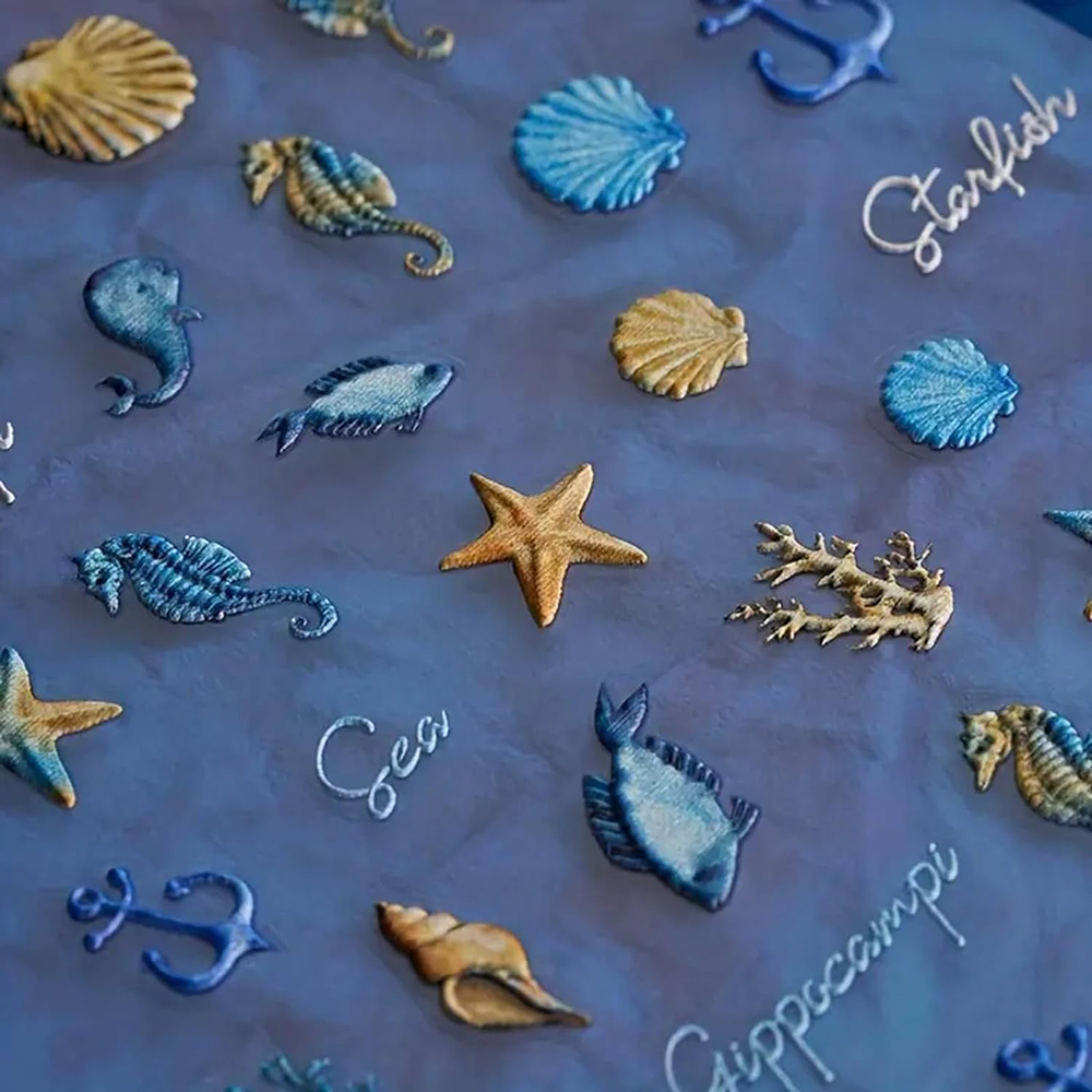 1pc Ocean Nail Art Stickers 5D - Nail Art Zelda recensione e prezzo